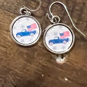 Patriotic earrings